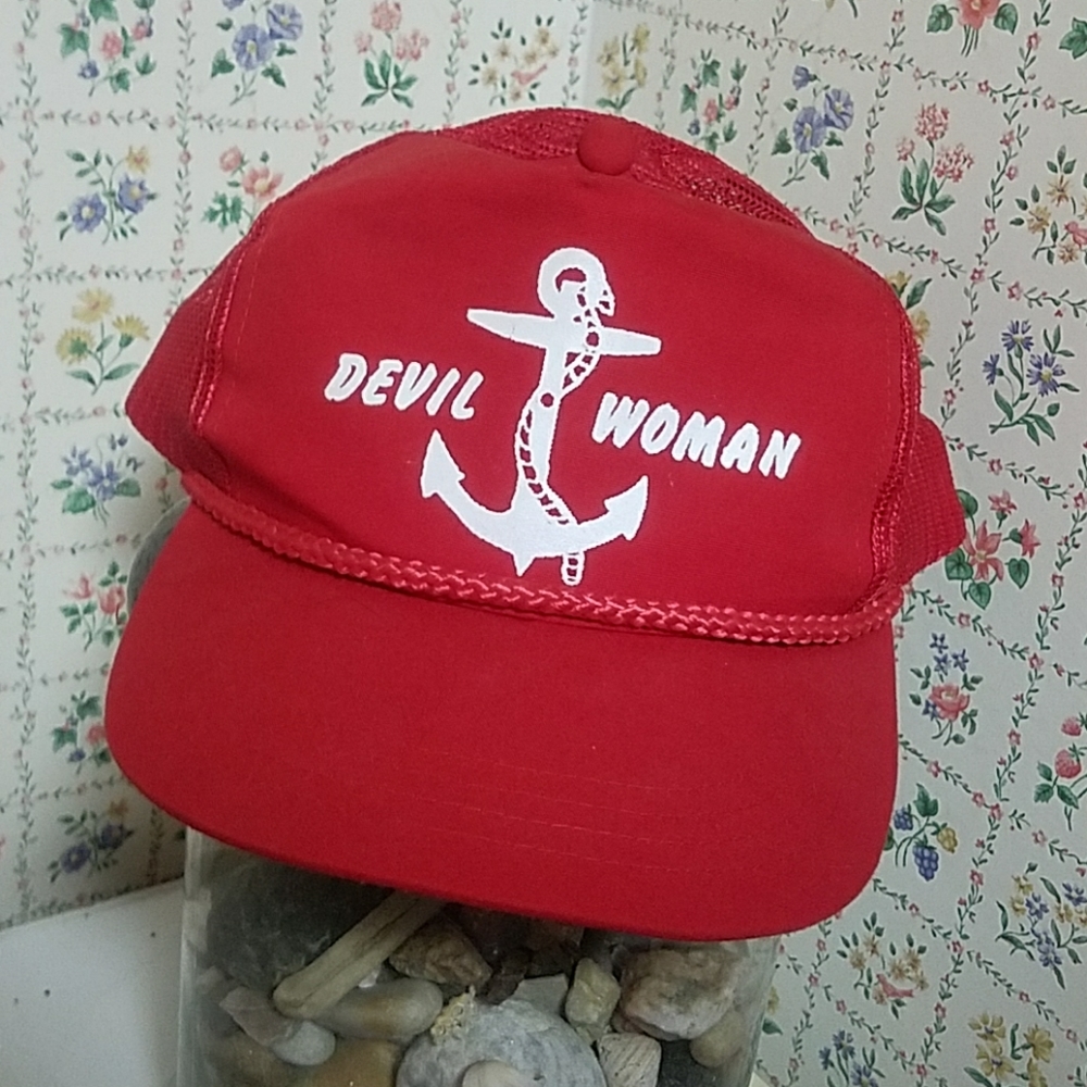 RED Devil Woman hat